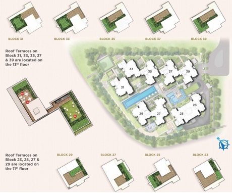 Provence Residence EC Roof Top Site Plan