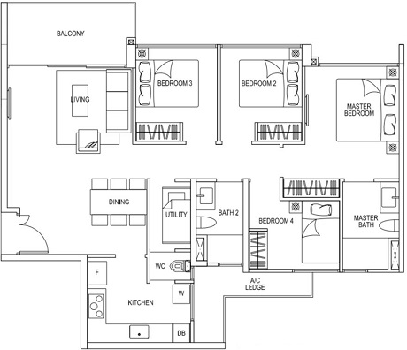 Bellewoods Floor Plan near Woodlands South MRT No Resale Levy