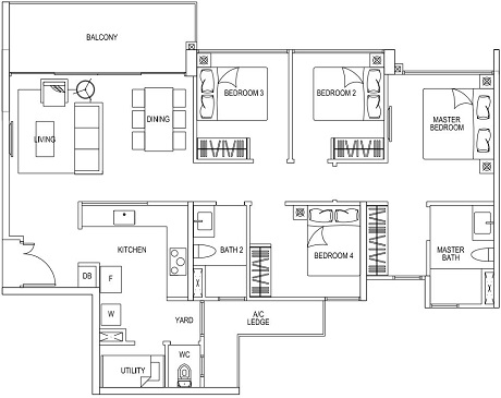 Bellewoods Floor Plan near Woodlands South MRT No Resale Levy