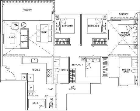 Bellewoods Floor Plan near Woodlands South MRT No Resale Levy