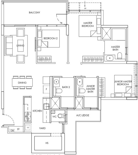 Provence Residence 3BR Type C7 112_1206_460