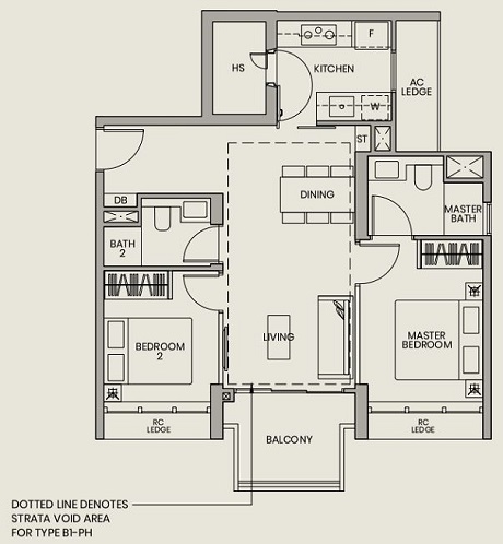 Parc Greenwich 2 bedroom Type B1 73_786