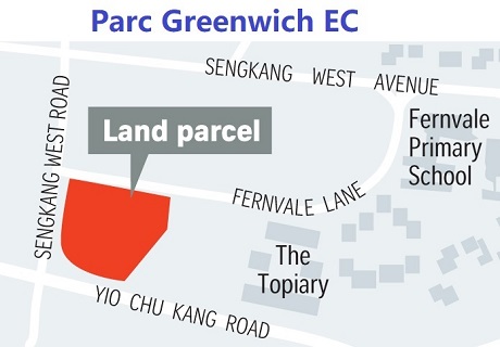 Parc Greenwich HDB Location Map