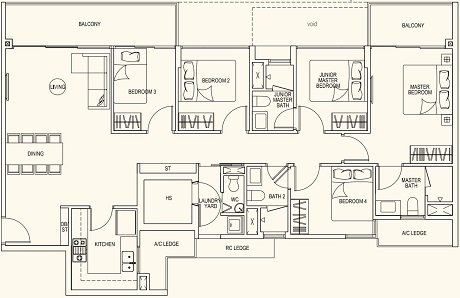 Westwood Residences EC Floor Plan